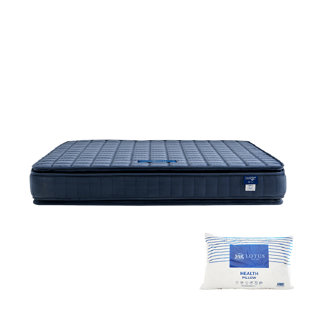 ที่นอน รุ่น PRECISE II NAVY ขนาด 3.5 ฟุต ฟรีหมอนหนุน 1 ใบ
