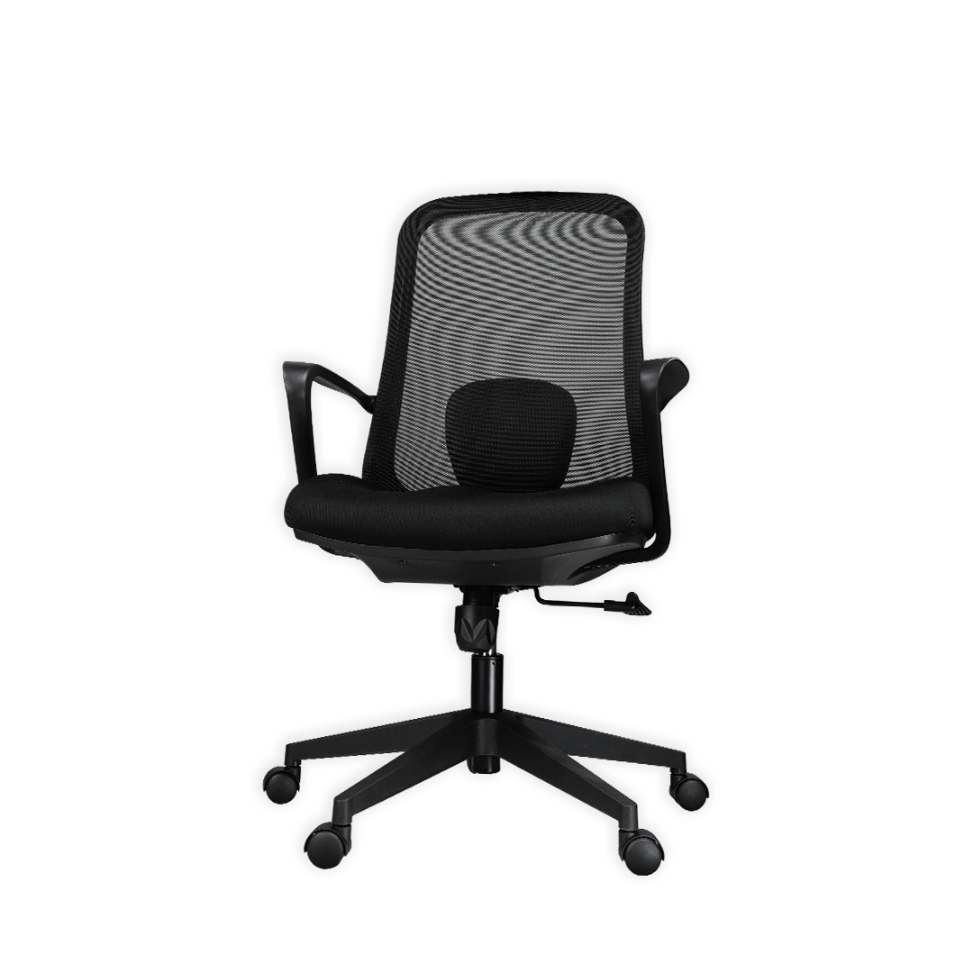 FIBO VIBE Office Chair Black (ไม่มีหัว)-1