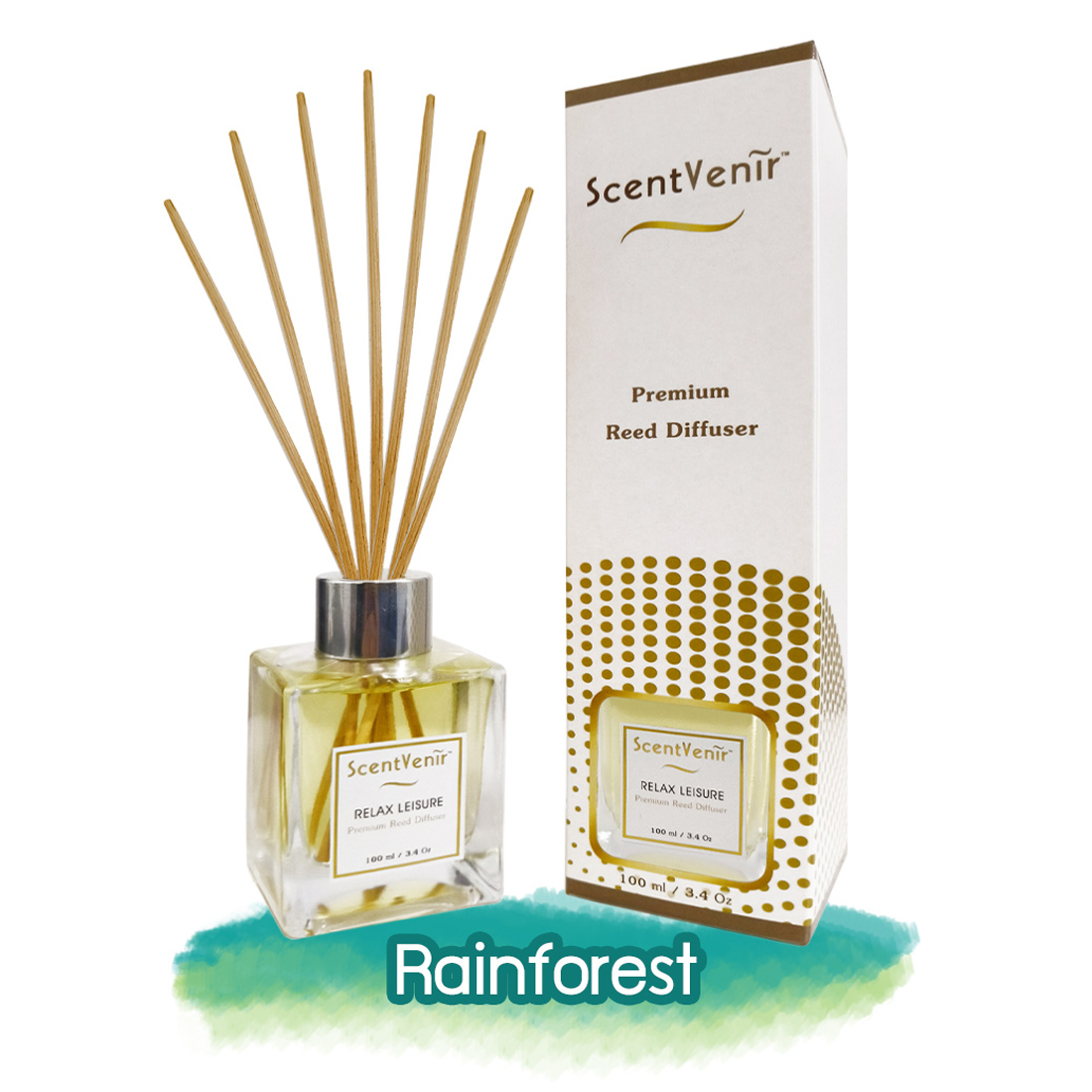 ScentVenir ก้านไม้หอม กระจายกลิ่น กลิ่น เรนฟอเรสท์ 100ml RAINFOREST Reed Diffuser