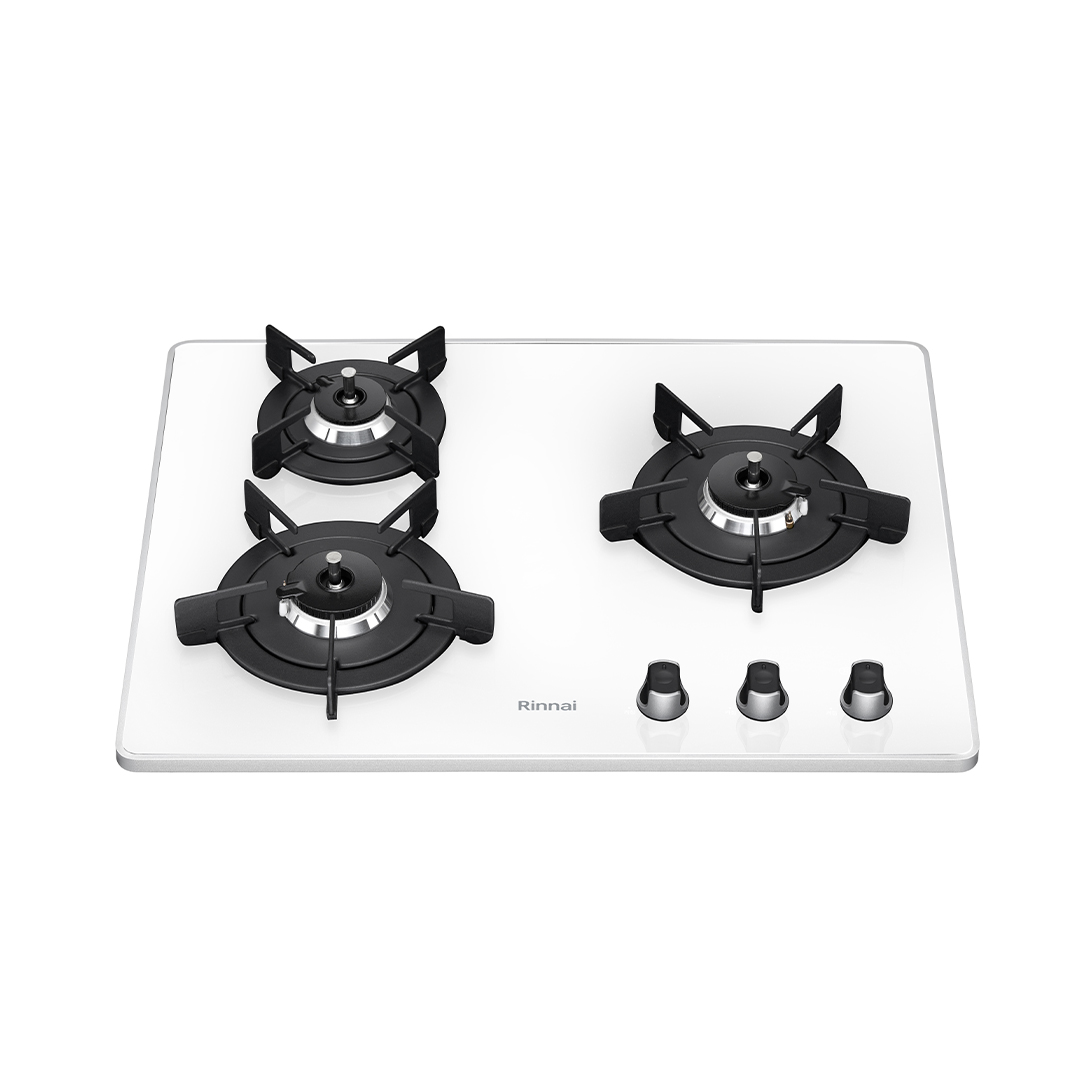 เตาแก๊สฝัง 3 หัว รุ่น RBR-P3511WD (White)-1