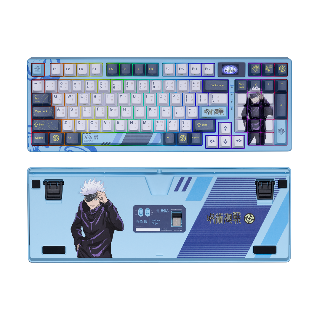 EGA คีย์บอร์ด JUJUTSU KAISEN COLLECTION KEYBOARD รุ่น STR-K1 SATORU (Linear SW)