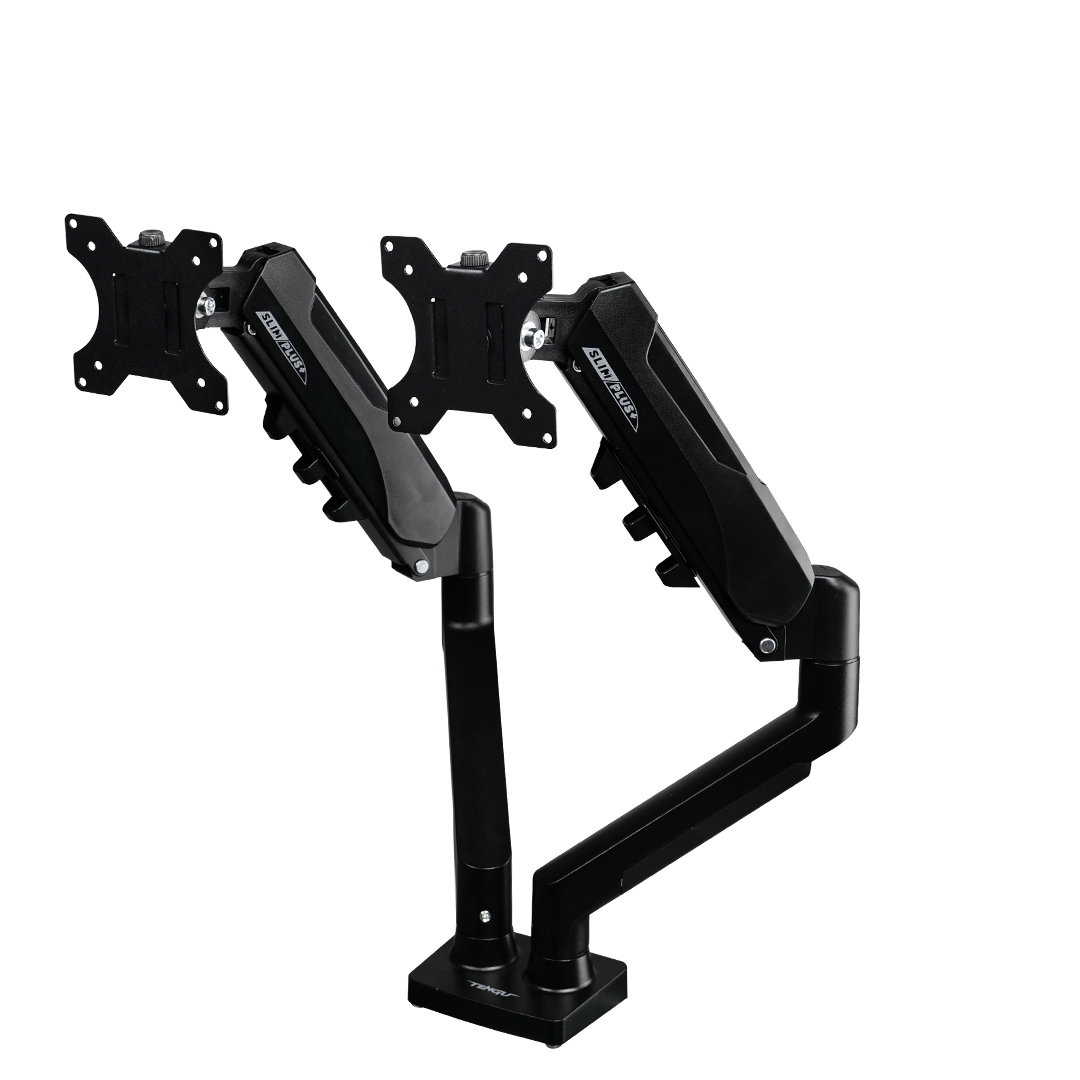 ขาจับจอคอม รุ่น SLIM BK Duo Arm NEW-1